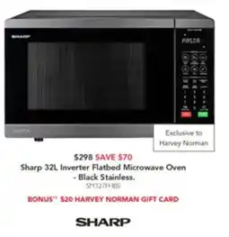 Harvey Norman Inverter flatbed microwave oven offer