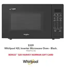 Harvey Norman Inverter microwave oven-black. offer