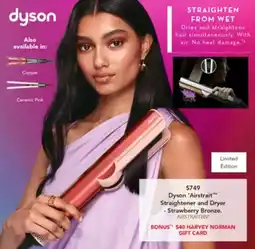 Harvey Norman Straightener and dryer offer