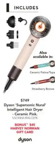 Harvey Norman Intelligent hair dryer ceramic patina/topar offer