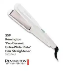 Harvey Norman Pro-ceramic extra-wide plate hair straightener offer