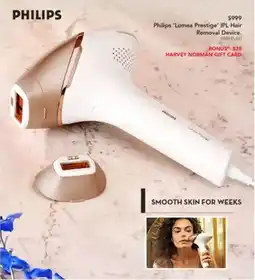 Harvey Norman Lumea prestige' ipl hair removal device. offer
