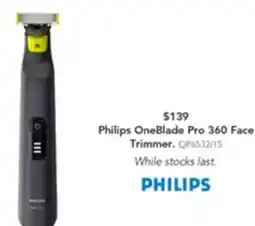 Harvey Norman Philips oneblade pro 360 face trimmer offer