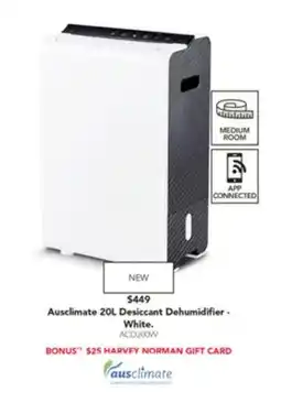 Harvey Norman Desiccant Dehumidifier. offer