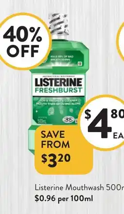Listerine Mouthwash