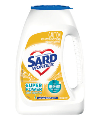 Sard wonder super power stain remover powder soaker 1.8kg