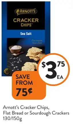 Foodworks Arnott's cracker chips offer