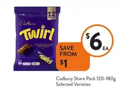 Foodworks Cadbury twirl offer