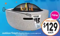 Cheap as Chips outdoor firepit offer