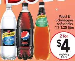 Cheap as Chips Pepsi & schweppes soft drinks offer