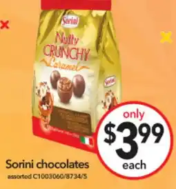 Cheap as Chips Sorini chocolates assorted offer