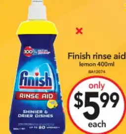 Cheap as Chips Finish rinse aid rinse aid offer