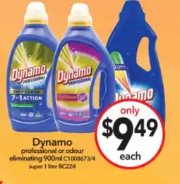 Cheap as Chips Dynamo professional or odour eliminating offer