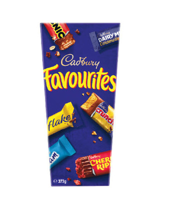 Woolworths Cadbury favourites 334-373g offer