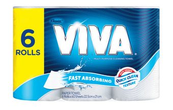 Woolworths Kleenex viva paper towel pk 6 offer