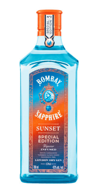 Woolworths Bombay sapphire sunset gin 700ml offer