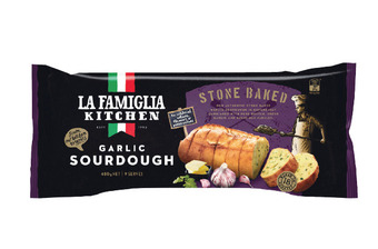 Woolworths La famiglia sourdough garlic bread 480g – from the fridge offer
