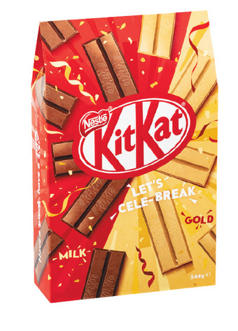 Woolworths Kit kat let’s cele-break milk 544g offer