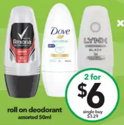Cheap as Chips Rexona dove lynx offer