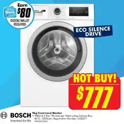 The Good Guys Front load washer offer