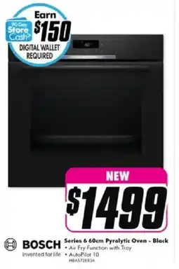 The Good Guys Pyrolytic oven - black offer
