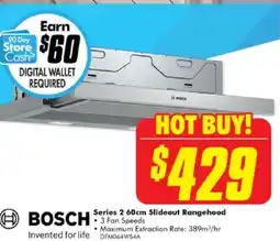 The Good Guys Slideout rangehood offer