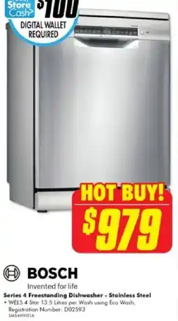 The Good Guys Freestanding dishwasher - stainless steel offer