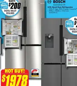 The Good Guys Quad door refrigerator offer