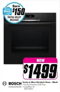 The Good Guys Pyrolytic oven - black offer