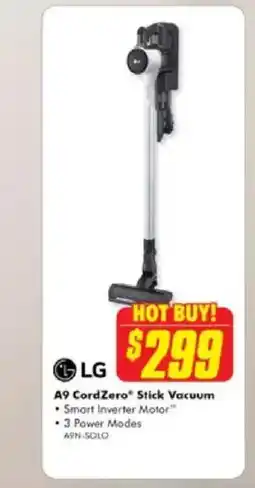 The Good Guys Cordzero stick vacuum offer