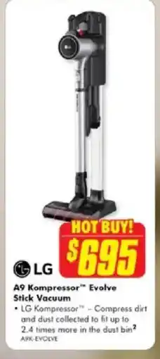 The Good Guys Evolve stick vacuum offer