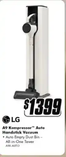 The Good Guys Auto handstick vacuum offer