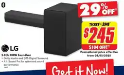 The Good Guys Soundbar offer