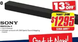 The Good Guys Sony bravia bar offer