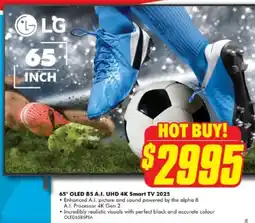 The Good Guys 65" oled b5 a.i. uhd 4k smart tv 2025 offer