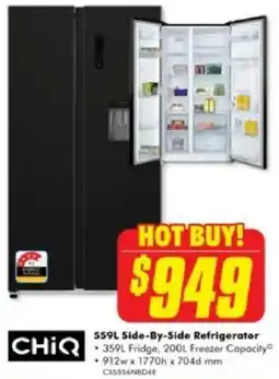 The Good Guys Side-By-Side Refrigerator offer