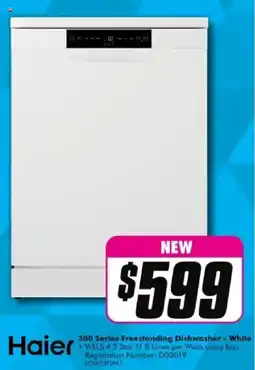 The Good Guys 300 series freestanding dishwasher - white offer