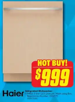 The Good Guys Integrated dishwasher offer
