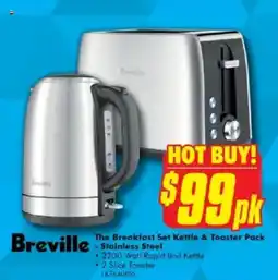 The Good Guys The breakfast set kettle & toaster pack offer