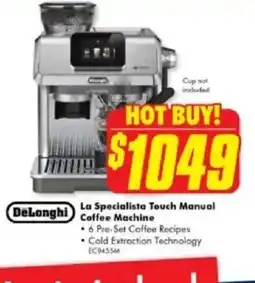 The Good Guys La specialista touch manual coffee machine offer