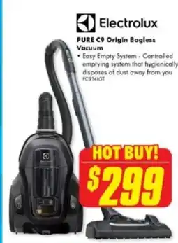 The Good Guys Pure c9 origin bagless vacuum offer