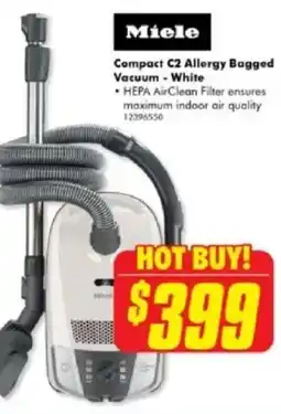 The Good Guys Compact c2 allergy bagged vacuum offer