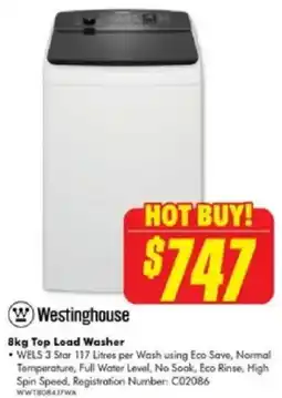 The Good Guys Top load washer offer