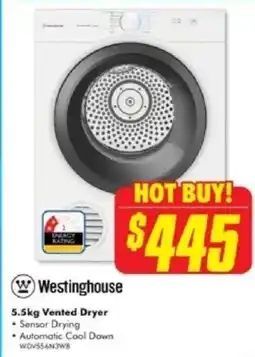 The Good Guys Vented dryer offer