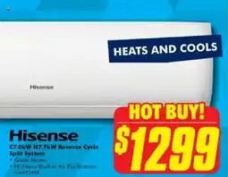 The Good Guys Reverse cycle split system offer