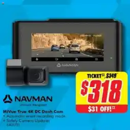 The Good Guys Mivue true 4k dc dash cam offer