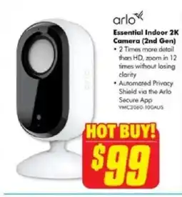The Good Guys Essential indoor 2k camera offer