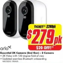 The Good Guys Essential 2k camera offer