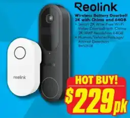 The Good Guys Wireless Battery Doorbell offer