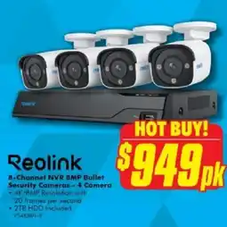 The Good Guys 8-channel nvr 8mp bullet security cameras offer